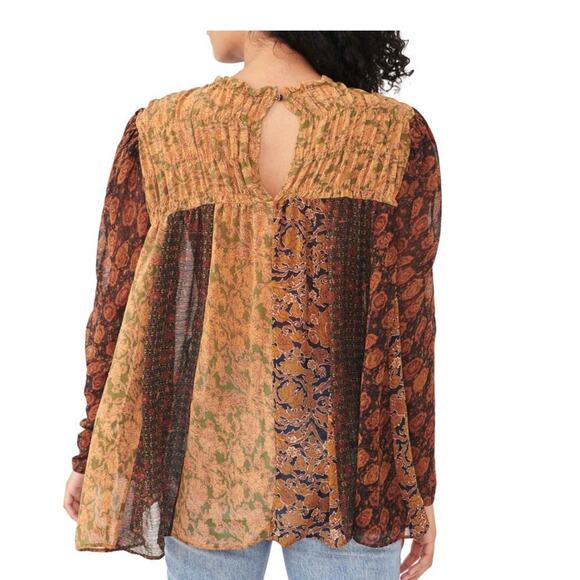 ☀️NWT Free People Merrie Mix Tunic Top - Picture 2 of 5